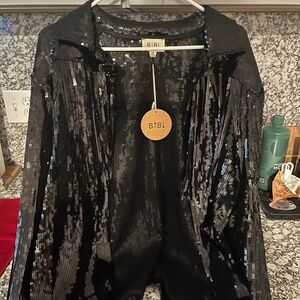 Gorgeous NWT Bibi Sequined Jacket